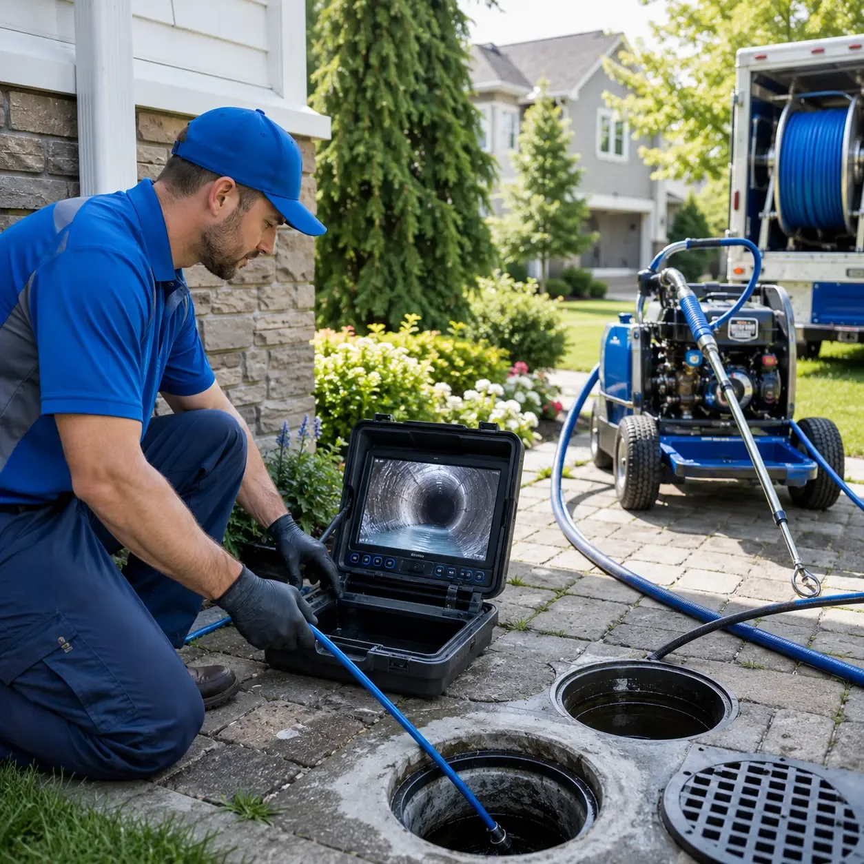 Outdoor drain cleaning professionals serving Walpole, NH